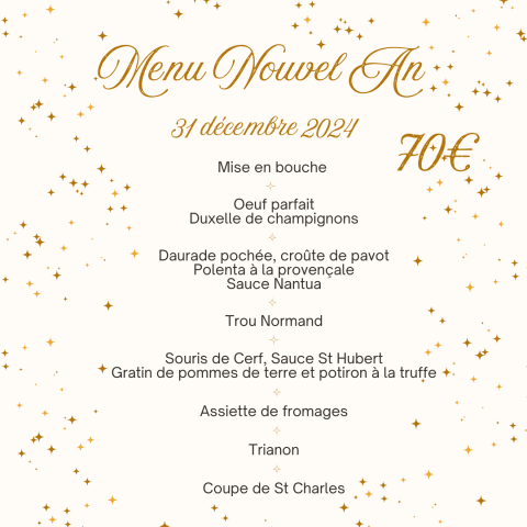 Menu de la semaine