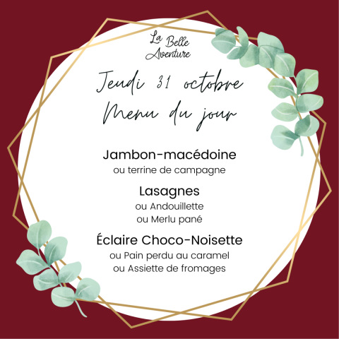 Jeudi 31/10/2024